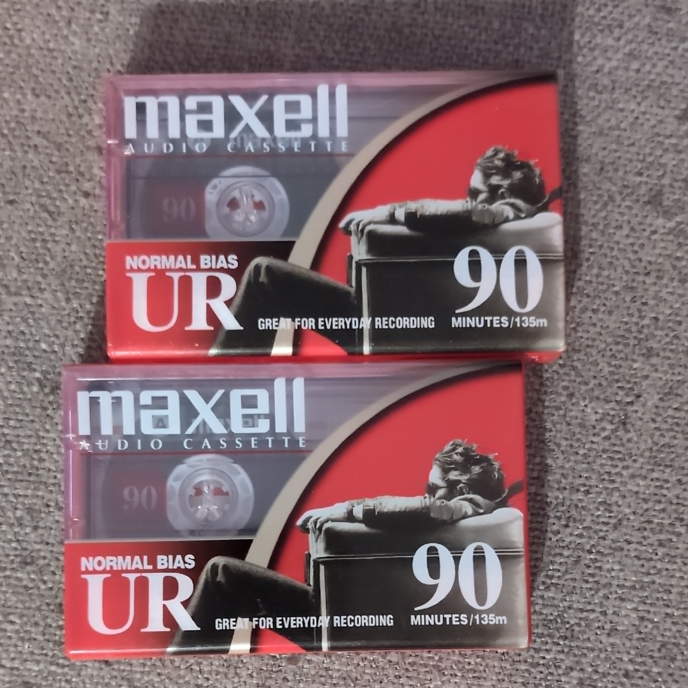 New Sealed! Maxell Audio Blank Cassette Tapes *BING